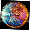 1954 プルーフ セール!リンカーン ウィート ペニー セント - 「美しい調色」 SUPERB GEM BU #041954 PROOF SALE! Lin...