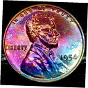 1954 プルーフ セール!リンカーン ウィート ペニー セント - 「美しい調色」 SUPERB GEM BU #031954 PROOF SALE! Lin...