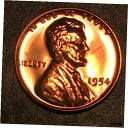 【極美品/品質保証書付】 アンティークコイン コイン 金貨 銀貨 [送料無料] 1954 Lincoln Cent - Superb Proof - High Quality Scans #J284