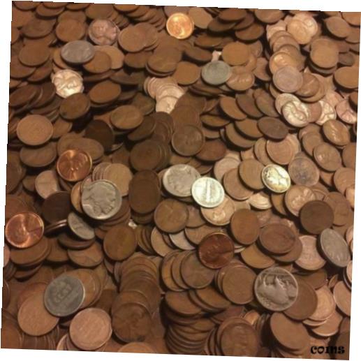 【極美品/品質保証書付】 アンティークコイン コイン 金貨 銀貨 [送料無料] MIX Lot of 50 OLD U.S. Coins with Mercury Silver
