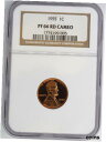 1955 プルーフ リンカーン セント NGC PF66RD カメオ 1990051955 PROOF LINCOLN CENT NGC PF66RD CAMEO 199005(3)