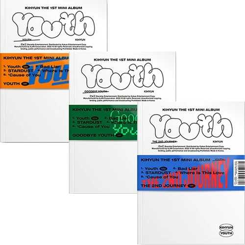 MONSTA X KIHYUN YOUTH 1st ミニアルバム CD+フォトブック+カード+チケット+予約販売 SEALED