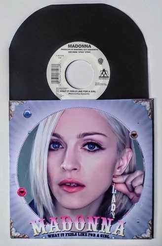 マドンナ「WHAT IT FEELS LIKE FOR A GIRL」7インチ US盤 45ポンド LP - カスタムPICスリーブ無料