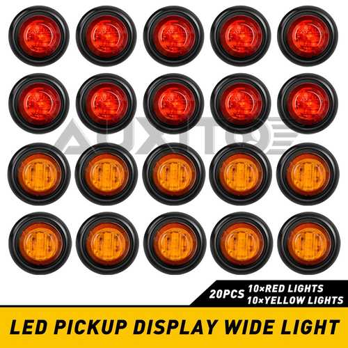 20X Pickup Round Side Marker lights LED Light Bullet Truck Trailer Amber Red T　◆商品について◆　ブランドAUXITOレンズカラー 10 個アンバー & 10 個レッドサイドインジケーターに合わせて電球の数 20タイプデコレーションライト車両への配置前、後、左、右メーカー保証 2 年特徴 トラック トレーラー ボート バス トラック バン キャラバン用照明技術 LED　◆　注意事項　◆　ご注文前にご確認ください[納期について]-通常、2〜4週間でのお届けを予定しておりますが、天候、通関、国際事情により輸送遅延が発生する場合がございます。 ※納期の遅れに関して一切責任を負いかねます。-商品次第では、納期遅延や仕入れ価格の変動による価格変更の可能性がございますこと、予めご了承ください。-商品の破損により、再度お取り寄せとなった場合、同様のお時間をいただくことになります。[取り付けについて]-取り付け説明書等は、同封されないケースがあります。お取付に関しては専門業者様とご相談ください。※取り付けや加工についてのサポートは行っておりません。-製品のフィッティングや車検対応の有無については、商品説明文や画像をご確認の上、お客様の方でご判断をお願いいたします。-USパーツは国内純正パーツと異なり、接続コネクタが一致しない場合や加工が必要な場合もございます。[配送について]-海外倉庫から到着後、国内で検品を行い、日本郵便または佐川急便にて発送いたします。-大型商品に関しては、配送会社の規定により個人宅への配送が難しい場合がございます。その際は、会社や倉庫、最寄りの営業所での受け取りをお願いする場合がございます。-輸入品につき、商品に小傷やスレなどがある場合がございます。商品の発送前に念入りな検品を行っておりますが、運送状況による破損等がある場合がございますので、商品到着後は速やかに商品の確認をお願いいたします。[キャンセル・返品について]-輸入商品のため、イメージ違い、ご注文間違い、納期遅れの場合は返品をお断りさせていただきます。-弊社条件を満たした場合に限り、購入金額の30％の手数料をいただく形で返品をお受けする場合がございます。（手数料の内訳：海外返送費用、関税、消費税負担分） ※初期不良の場合は、商品到着後7日以内にご連絡ください。[追加注意事項]-海外メーカーの注文状況次第では、在庫切れの場合もございます。-配送遅延や商品違いにより、取付工場等から追加料金が発生した場合、また取り付け時に加工費用が発生した場合に関して、弊社では費用負担等の責任は負いかねます。-商品説明文中に英語で「保証」に関する記載があっても、日本国内では適用されませんのでご了承ください。[その他サービスについて]-弊社では、ショップに掲載されていないUSパーツの輸入代行も承っております。お気軽にお問い合わせください。-車販売店、板金工場、カスタムショップ等の取付業者様からのご注文であれば、業販価格の提示により、特別割引価格での対応も可能です。掲載の問い合わせ先まで、ご連絡の上「業販のご相談」とお問い合わせ頂ければと思います。