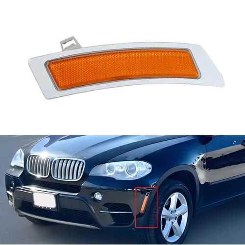 Amber Front Bumper Side Marker Reflector Left For BMW X5 E70 xDrive35i 2011-2013　◆商品について◆　ブランドノーブランドメーカー部品番号 63147274433メーカー保証6ヶ月ユニバーサルフィットメント番号UPC 559726416188　◆　注意事項　◆　ご注文前にご確認ください[納期について]-通常、2〜4週間でのお届けを予定しておりますが、天候、通関、国際事情により輸送遅延が発生する場合がございます。 ※納期の遅れに関して一切責任を負いかねます。-商品次第では、納期遅延や仕入れ価格の変動による価格変更の可能性がございますこと、予めご了承ください。-商品の破損により、再度お取り寄せとなった場合、同様のお時間をいただくことになります。[取り付けについて]-取り付け説明書等は、同封されないケースがあります。お取付に関しては専門業者様とご相談ください。※取り付けや加工についてのサポートは行っておりません。-製品のフィッティングや車検対応の有無については、商品説明文や画像をご確認の上、お客様の方でご判断をお願いいたします。-USパーツは国内純正パーツと異なり、接続コネクタが一致しない場合や加工が必要な場合もございます。[配送について]-海外倉庫から到着後、国内で検品を行い、日本郵便または佐川急便にて発送いたします。-大型商品に関しては、配送会社の規定により個人宅への配送が難しい場合がございます。その際は、会社や倉庫、最寄りの営業所での受け取りをお願いする場合がございます。-輸入品につき、商品に小傷やスレなどがある場合がございます。商品の発送前に念入りな検品を行っておりますが、運送状況による破損等がある場合がございますので、商品到着後は速やかに商品の確認をお願いいたします。[キャンセル・返品について]-輸入商品のため、イメージ違い、ご注文間違い、納期遅れの場合は返品をお断りさせていただきます。-弊社条件を満たした場合に限り、購入金額の30％の手数料をいただく形で返品をお受けする場合がございます。（手数料の内訳：海外返送費用、関税、消費税負担分） ※初期不良の場合は、商品到着後7日以内にご連絡ください。[追加注意事項]-海外メーカーの注文状況次第では、在庫切れの場合もございます。-配送遅延や商品違いにより、取付工場等から追加料金が発生した場合、また取り付け時に加工費用が発生した場合に関して、弊社では費用負担等の責任は負いかねます。-商品説明文中に英語で「保証」に関する記載があっても、日本国内では適用されませんのでご了承ください。[その他サービスについて]-弊社では、ショップに掲載されていないUSパーツの輸入代行も承っております。お気軽にお問い合わせください。-車販売店、板金工場、カスタムショップ等の取付業者様からのご注文であれば、業販価格の提示により、特別割引価格での対応も可能です。掲載の問い合わせ先まで、ご連絡の上「業販のご相談」とお問い合わせ頂ければと思います。