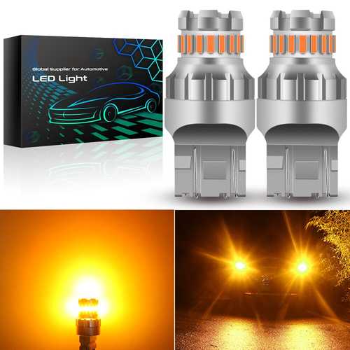 7443 7440 7444 LED Amber Yellow Turn Signal Parking DRL Side Marker Light Bulbs　◆商品について◆　ブランド グローブ交換部品番号 7444NA、7443、7443ST、7443LLメーカー保証 1 年メーカー部品番号 7441、992、7440、7440ST、7440AL、7440LL、7440AMPN 2538-15Y　◆　注意事項　◆　ご注文前にご確認ください[納期について]-通常、2〜4週間でのお届けを予定しておりますが、天候、通関、国際事情により輸送遅延が発生する場合がございます。 ※納期の遅れに関して一切責任を負いかねます。-商品次第では、納期遅延や仕入れ価格の変動による価格変更の可能性がございますこと、予めご了承ください。-商品の破損により、再度お取り寄せとなった場合、同様のお時間をいただくことになります。[取り付けについて]-取り付け説明書等は、同封されないケースがあります。お取付に関しては専門業者様とご相談ください。※取り付けや加工についてのサポートは行っておりません。-製品のフィッティングや車検対応の有無については、商品説明文や画像をご確認の上、お客様の方でご判断をお願いいたします。-USパーツは国内純正パーツと異なり、接続コネクタが一致しない場合や加工が必要な場合もございます。[配送について]-海外倉庫から到着後、国内で検品を行い、日本郵便または佐川急便にて発送いたします。-大型商品に関しては、配送会社の規定により個人宅への配送が難しい場合がございます。その際は、会社や倉庫、最寄りの営業所での受け取りをお願いする場合がございます。-輸入品につき、商品に小傷やスレなどがある場合がございます。商品の発送前に念入りな検品を行っておりますが、運送状況による破損等がある場合がございますので、商品到着後は速やかに商品の確認をお願いいたします。[キャンセル・返品について]-輸入商品のため、イメージ違い、ご注文間違い、納期遅れの場合は返品をお断りさせていただきます。-弊社条件を満たした場合に限り、購入金額の30％の手数料をいただく形で返品をお受けする場合がございます。（手数料の内訳：海外返送費用、関税、消費税負担分） ※初期不良の場合は、商品到着後7日以内にご連絡ください。[追加注意事項]-海外メーカーの注文状況次第では、在庫切れの場合もございます。-配送遅延や商品違いにより、取付工場等から追加料金が発生した場合、また取り付け時に加工費用が発生した場合に関して、弊社では費用負担等の責任は負いかねます。-商品説明文中に英語で「保証」に関する記載があっても、日本国内では適用されませんのでご了承ください。[その他サービスについて]-弊社では、ショップに掲載されていないUSパーツの輸入代行も承っております。お気軽にお問い合わせください。-車販売店、板金工場、カスタムショップ等の取付業者様からのご注文であれば、業販価格の提示により、特別割引価格での対応も可能です。掲載の問い合わせ先まで、ご連絡の上「業販のご相談」とお問い合わせ頂ければと思います。