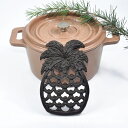 K[fjO NbLO}bgBe[WSpCibvgxbgzbg|bgpbht|bgX^h-Lb`JE^[gbv_CjOe[up Cooking Mat Vintage Cast Iron pineapple Trivet Hot Pot Pads Pot stand with feet-Decorative For Kitch