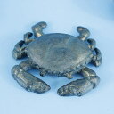 ガーデニング 収納ボックスジュエリーボックス家の装飾鋳鉄金属工芸品クリエイティブギフトカニモデリング青色屋内と屋外 Storage box Jewelry bo...