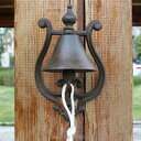 K[fjO S_ƃfBi[xȊȉƂ̑xEBh`ChAx Cast Iron Farmhouse Dinner Bell Solid heavy duty house decoration bell wind chimes door bell