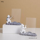 オブジェ 【Combination-D】フォトフレーム宇宙飛行士置物クリエイティビティレジンモデル家の装飾友達写真デスクトップアクセサリー寝室デコレーションギフト 【Combination-D】Photo Frame Astronaut Figurine Creativity Resin Model Home Decor Friends Photos Desktop A(3)