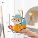 オブジェ 【C】家の装飾動物モデル収納ペンホルダーデスクデコレーションアクセサリーレジンチャームアーティストフィギュア子供の誕生日プレゼント 【C】Home D...