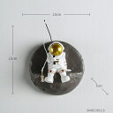 オブジェ 【宇宙飛行士-C】家の装飾壁の装飾宇宙飛行士の樹脂モデル現代の赤ちゃんの部屋の装飾アクセサリー壁掛け装飾子供の贈り物 【Astronaut-C】Hom...