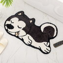 オブジェ 【犬】かわいい動物バスルームラグおかしいソフトバスタブカーペットエリアラグキッチンラグフロアマット北欧ウェルカムドアマットシックなホームルームの装飾 【Dog】Cute Animal Bathroom Rug Funny Soft Bathtub Carpet Area Rugs Kitchen Rug Floor Mats Nordic