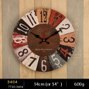ガーデニング 【3404】ヴィンテージ34cm丸型室内装飾木製壁掛け時計アラビア語番号と仲良しとの楽しい時間ロンドンプリント14インチ時計 【3404】Vintage 34cm Round Home Decor Wooden Wall Clock With Arabic Number and Good Time With Good Friend London Printed 14 Inc