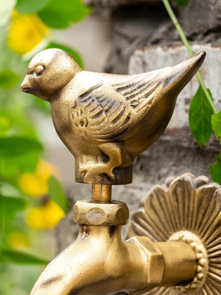 ガーデニング 【真ちゅう】ヴィンテージ真鍮グリーンバードクールウォーター蛇口ヨーロッパ屋外ホームガーデン壁の装飾動物の置物20mmシングルウォーター蛇口 【brass】Vintage Brass Green Bird Cool Water Faucet European Outdoor Home Garden Wall Decor Animal Figurine