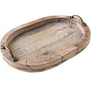 K[fjO yBe[WfpzBe[WfpȃI[ot[hT[rOgCA^nht@[nEX㑕[v[gHpR[q[46x32CM yvintage rusticzVintage Rustic Oval Food Serving Tray With Metal Handles Farm House Tabletop Decor