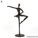 K[fjO yBzAeB[NubNSoG_T[K[YtBMA[sAgnhChz[㑕^A[g yBzAntique Black Cast Iron Ballet Dancer Girls Figurines European Retro Handmade Home Tabletop Decor Metal Art Sta