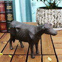 K[fjO yAeB[NzBe[W㒒SI[hLgXP[p[tBMAz[K[ffR[Vwr[^EBOIbNXAj}X^`[ yantiquezVintage Tabletop Cast Iron Old Cattle Scaper Figurines Home Garden Decor Heavy Met