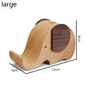 K[fjO yzۖؐdbyz_[[sA_z[㑕ui킢u[X^hbN ylargezSmall Large Elephant Wooden Phone Pen Holder European Modern Home Tabletop Decor Beech Cute Animal Figurines Storage Stand Rack