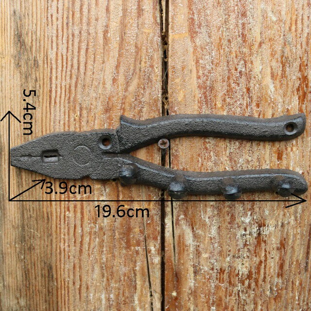 ガーデニング 【プライヤーフック】アメリカンカントリーアクセントファームハウスヘビーインダストリ..