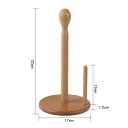 K[fjO yVR؁zےx[X̓VR؃X^fBO^Iz_[[sAz[Lb`㑕uiXN[y[p[[bN ynatural woodzNatural Wooden Standing Towel Holder With Round Bottom Base European Home Kitchen Tabletop Decor Beech