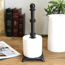 K[fjO `̒ꕔx[XƒSz[e[u[ivL[bNtBe[WubNS^Iy[p[z_[ Vintage Black Cast Iron Towel Paper Holder With Square Hollow Bottom Base And Central Axis Home Table Roll Napkin Storage R
