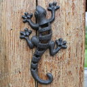 K[fjO yAeB[NubNzubNLXgACAQbR[EH[U[htBMA[sABe[Wz[K[fo[EH[fR[V^Aj}X^`[蒤 yantique blackzBlack Cast Iron Gecko Wall Lizard Figurines