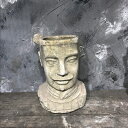 K[fjO ystyle4zq̓Iȕ̏ё摕ZgAؔOuH|Ƌ ystyle4zPastoral Buddha Head Portrait Ornaments Cement Flower Pot Statue Decoartion Outdoor Garden Figurines Crafts Courtyard Furnishing
