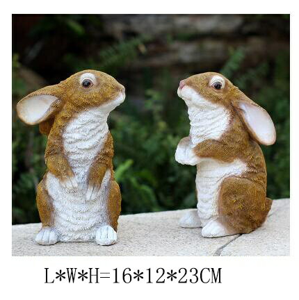 K[fjO ystyle16zAEghAK[fV~[VETMctuH|Őiϑ ystyle16zOutdoor Garden Simulation Animal Sculpture Resin White Rabbit Ornaments Kindergarten Figurines Crafts Lawn Landscape Decoration