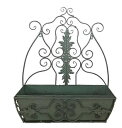 K[fjO ystyle1-SzObACAt[X^htBMA[hEH[t[oXPbgfR[VBK[f^EH[ǉ摕i ystyle1-SzOutdoor Wrought Iron Flower Stand Figurines Yard Wall Flowers Basket Decoration Villa Garde