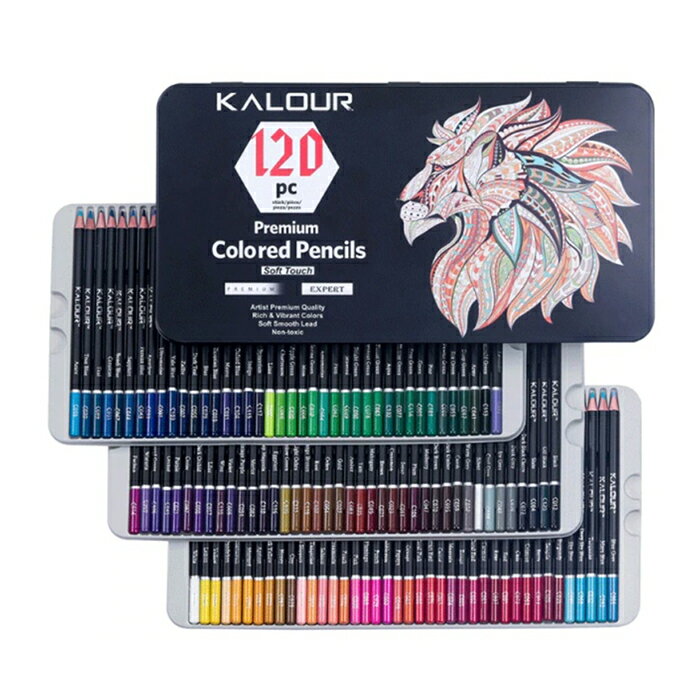 乐天商城 - 色鉛筆 色えんぴつ 油性色鉛筆 セット 色鉛筆 120 colors/油性120色 [送料無料 輸入品] イラスト 塗り絵 ぬりえ