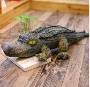 リアル 動物 ぬいぐるみ 巨大 大きい 特大 ワニ 高さ160cm口閉じワニ [送料無料 輸入品] トリックギフ..