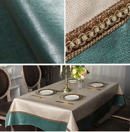 �ơ��֥륯���� �̲��� ������� �ơ��֥륫�С� �ơ��֥�ޥå� ���꡼��/�١����� �� ���� Green beige��150x220cm-Rectangle [����̵�� ͢����] ���� ͢������ ����ƥꥢ �̲��� ��ӥ󥰥ơ��֥� ���� �ᥤ��ơ��֥�