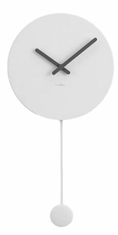 振り子時計 壁掛け時計 振り子 掛け時計 シートのサイズ：10インチ カラー：ホワイト/style1 [送料無料..