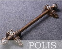 カーテンレール シングル カーテンポール カーテン 棒 北欧風カーテンポール ゴールド/シングル 3m:Gold Single Rod/300cm [送料無料 ...
