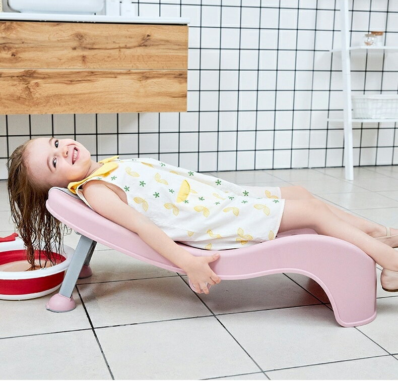 簡易 シャンプー台移動 シャンプー台子供用シャンプーチェアピンク/pink with sink [送料無料 輸入品]