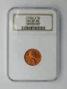 1953 S 󥫡   NGC 졼 MS 67 RD (306)