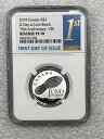 2019 $3 カナダ シルバー NGC PF70 リバース プルーフ D-DAY ジュノ ビーチ 発行初日