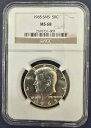 1965 SMS ケネディ シルバー ハーフダラー NGC MS68 50C $300 簿価