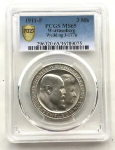 ƥ٥륯 ɥ 1911 ǥ 3 ޡ PCGS MS65 С UNC