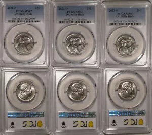 2022 P D S ドクター サリー ライド 25c セット PCGS MS67 アメリカン レディース クォーター