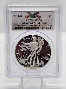 2013 W 強化シルバー イーグル PCGS MS70