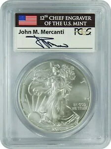 2011 PCGS MS70 シルバー イーグル 25 周年記念 FLAG LABEL FIRST STRIKE