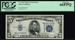 $5 1934C С NA֥å PCGS 66 PPQץߥʼΡ