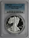 2017 W $1 アメリカン シルバー イーグル PCGS PR70 DCAM(3)