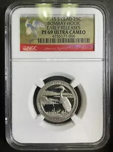 NGC PR69 2015-S ボンベイ フック ER クォーター 25c PF69UC ブラスト ホワイト ウルトラ カメオ 4