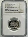 1999 S シルバー 25C コネチカット PF 69 ウルトラ カメオ NGC (NJL027300)