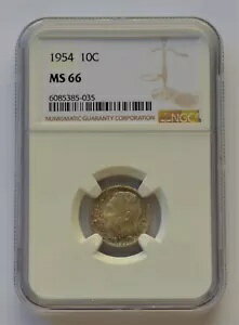 1954 10C 롼٥  MS66