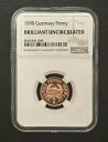 1998 ガーンジー島 1 ペニー ?? カニコイン ?? NGC BU- 世界外国