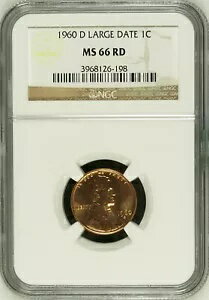 1960-D 1C RD 顼 ǥ 󥫡ǰƲ 1  NGC MS66RD 3968126-198